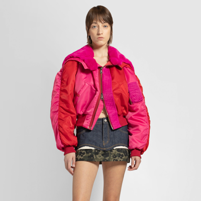 Andersson Bell Kamila Hooded Padded Color-block Shell Jacket In Multicolor