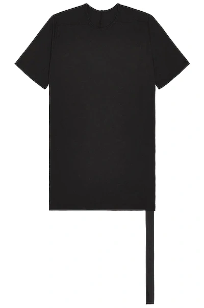 Rick Owens Drkshdw Level T 长款t恤 In Black