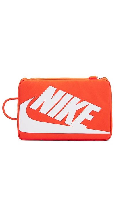 Nike Shoe Box Bag In Orange & White