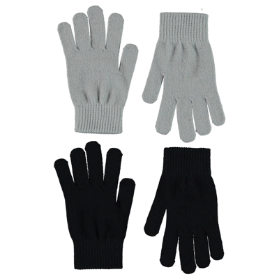 Molo 2-pack Kiddy Gloves Black