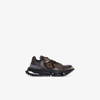 NIKE BROWN X MMW ZOOM 004 LOW-TOP SNEAKERS,CU067618062616