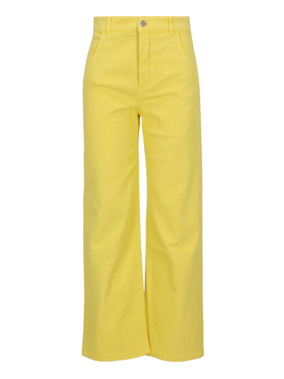 Pre-owned Loro Piana Trousers In Yellow