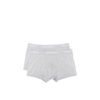 Dolce & Gabbana 2-pack Logo Waist Boxer Briefs In Grey