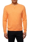 Robert Graham Men's Bassi Double-knit Crewneck Sweater In Orange