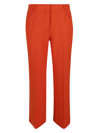Stella Mccartney Twill Tailoring Trousers In Tangerine