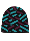 VERSACE VERSACE PATTERNED KNIT BEANIE