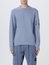 C.p. Company Sweatshirt  With Lens In Avion