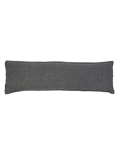Pom Pom At Home Montauk Body Pillow & Insert In Charcoal