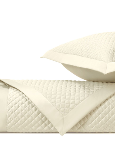 Home Treasures Diamond 3-piece Quilted Coverlet Set In Ivory