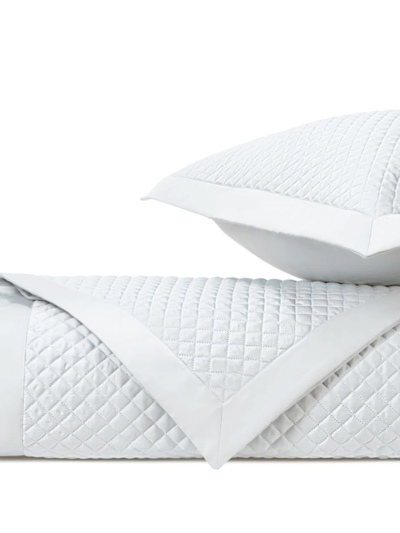 Home Treasures Diamond 3-piece Quilted Coverlet Set In White