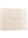 N•PEAL FRAYED-EDGE CASHMERE SCARF