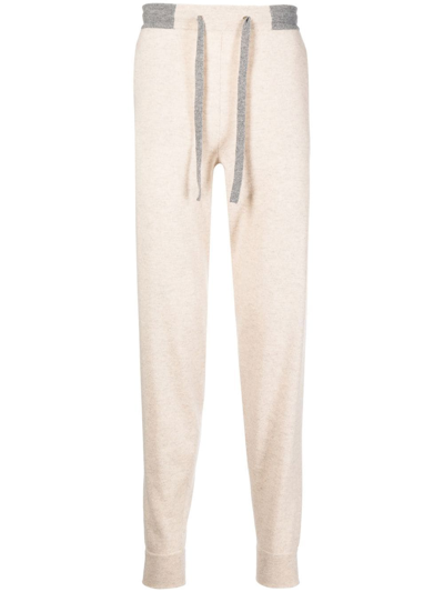 N•peal Cashmere Track Trousers In Grey
