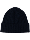 N•PEAL CHUNKY RIB-KNIT BEANIE