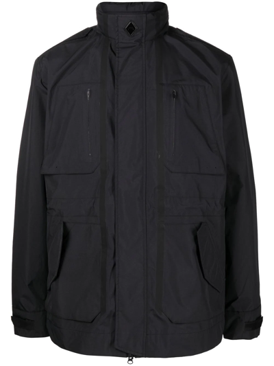 A-cold-wall* Technical M65 Logo-patch Windbreaker In Black