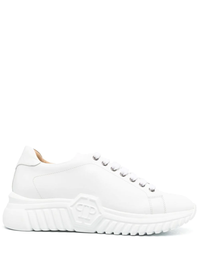 Philipp Plein Runner Basic 低帮运动鞋 In White