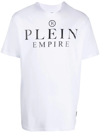 Philipp Plein Iconic Plein Round Neck T-shirt In White
