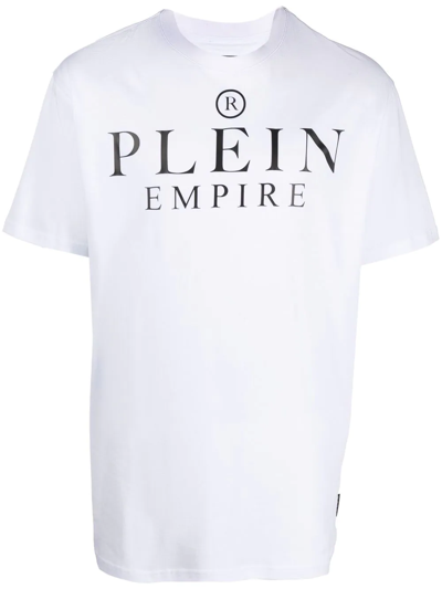 Philipp Plein 图案印花t恤 In White