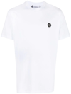 Philipp Plein Crystal-embellished Cotton T-shirt In White