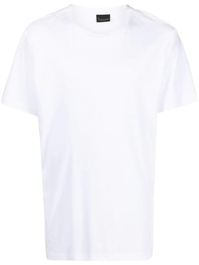 Billionaire Short-sleeved Cotton T-shirt In White