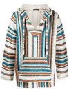 ALANUI BAJA GRAPHIC-PRINT WOOL HOODIE