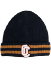 OPENING CEREMONY LOGO-PATCH KNITTED BEANIE