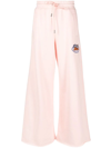 Opening Ceremony Brioches Cotton-jersey Track Pants In Rosa