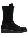 RICK OWENS ZIPPED ANKLE BOOTS