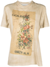 Golden Goose Journey W S T Shirt Regular S S Old Paper In Nude