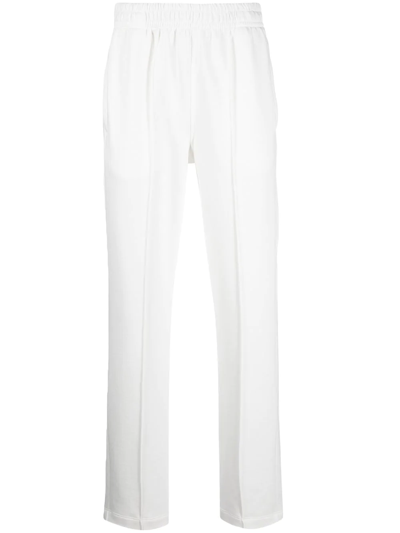 Styland Cotton Straight-leg Trousers In White