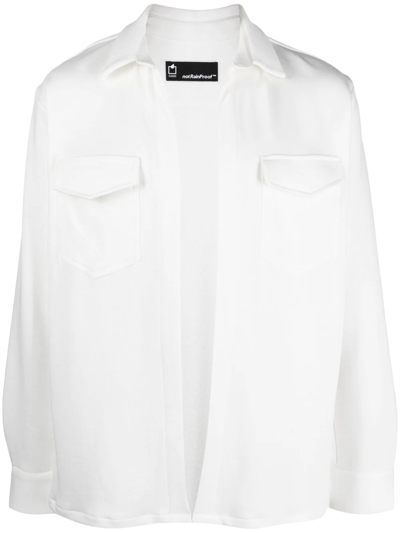 Styland Cotton Long-sleeve Shirt In White