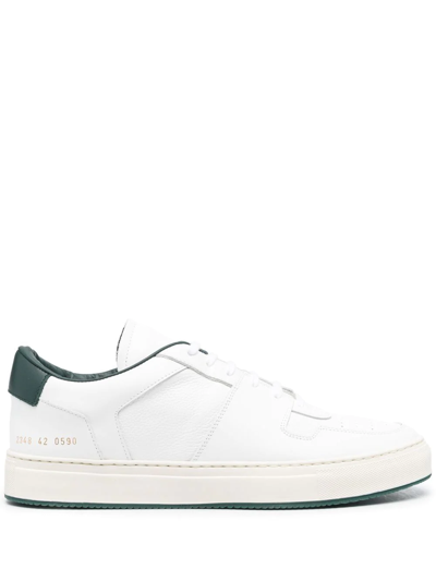 Common Projects Lace-up Low-top Sneakers In Weiss