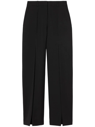 Burberry Charlie Wool Tailored Trousers In Black