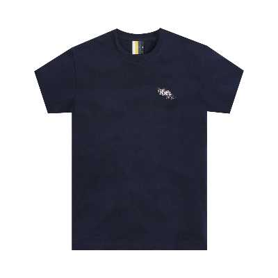 Pre-owned Kith Botanical Floral Tee 'nocturnal' In Blue