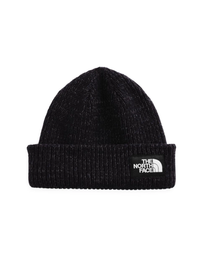 The North Face Fisherman Knit Beanie In Tnf Black