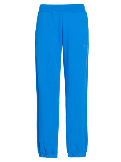 Moncler Logo Sweat Pants In Blue