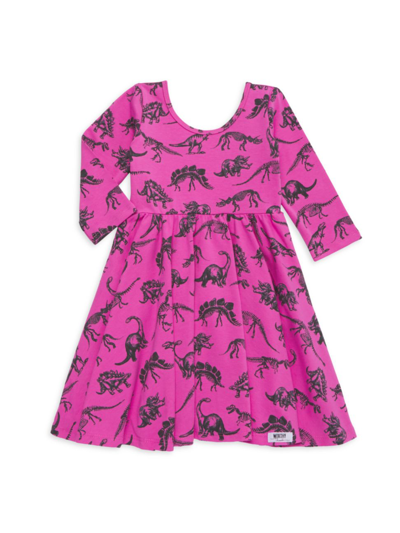 Worthy Threads Kids' Little Girl's & Girl's Twirly Dress In Pink