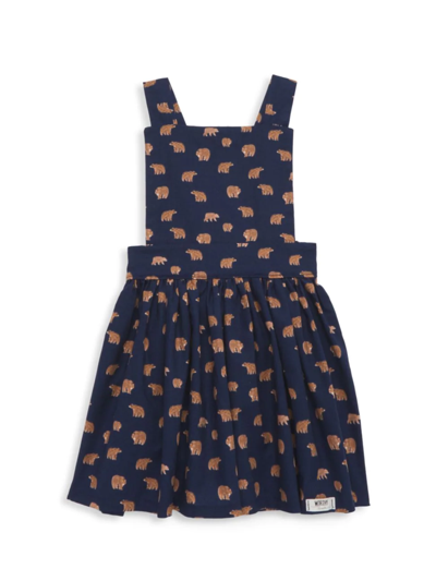 Worthy Threads Baby Girl's & Little Girl's Pinafore Dress In Navy