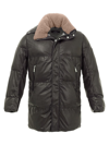 Gorski Parka With Toscana Lamb In Military