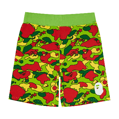 Pre-owned Bape Sta Camo Sweat Shorts 'multicolor' In Multi-color