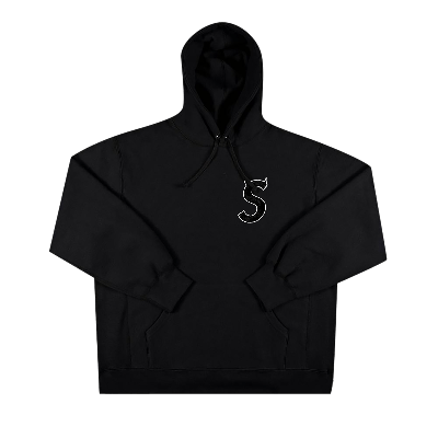 Pre-owned Supreme S Logo Hooded Sweatshirt 'black'