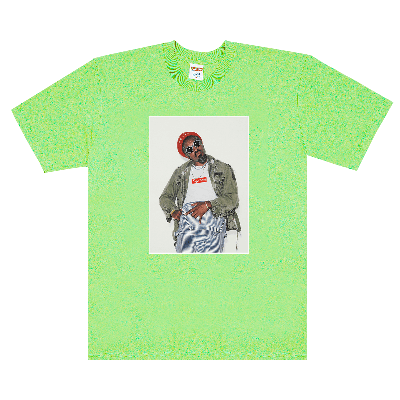 Pre-owned Supreme Kids'  André 3000 Tee 'lime' In Green