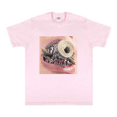 Pre-owned Supreme Braces Tee 'light Pink'