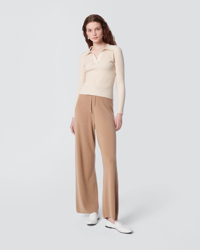 Diane Von Furstenberg Hermera Drawstring Wool-cashmere Trousers By  In Size Xl