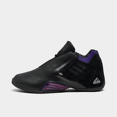 Adidas Originals Adidas Men's T-mac 3.0 Restomod Basketball Shoes In Core Black/team College Purple/team Collegiate Red