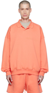 ESSENTIALS PINK LONG SLEEVE POLO