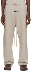 Essentials Gray Relaxed Lounge Pants In Smoke