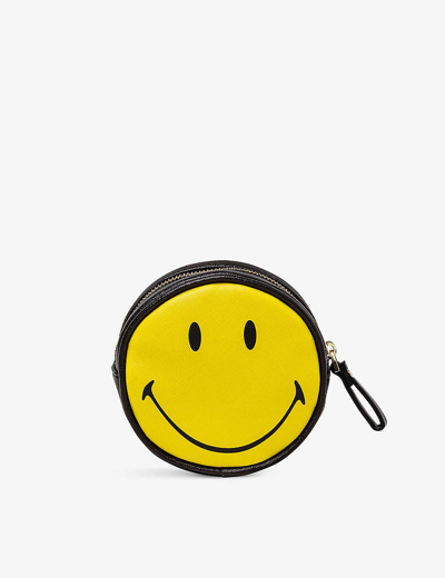 Seletti Smiley Faux-leather Coin Purse