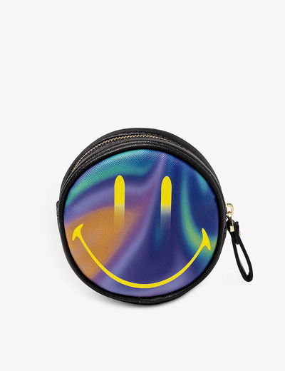 Seletti Smiley Ombré Faux-leather Coin Purse