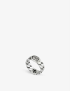 Gucci Sterling Silver Interlocking G Chain Ring In Silver