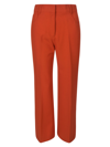 Stella Mccartney Twill Tailoring Trousers In Tangerine
